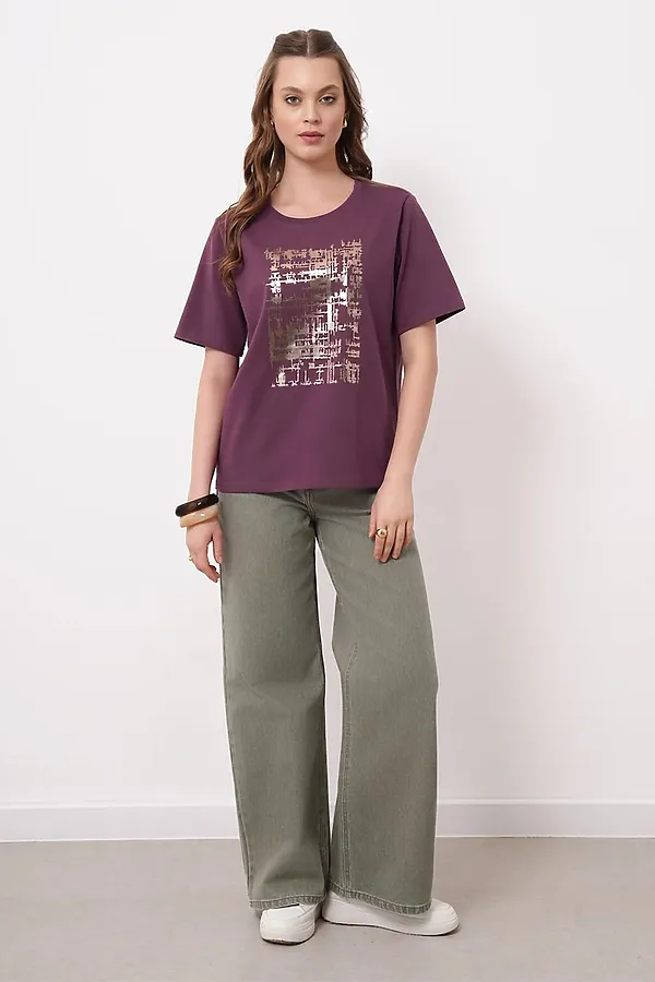 Футболка CLEVER, сливовый - фото 2