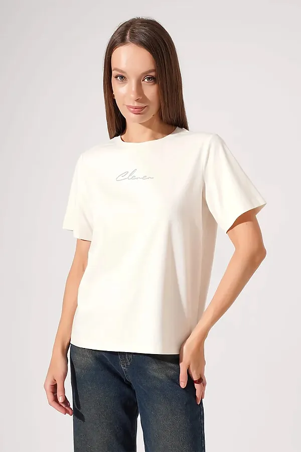 Футболка CLEVER, молочный - фото 2