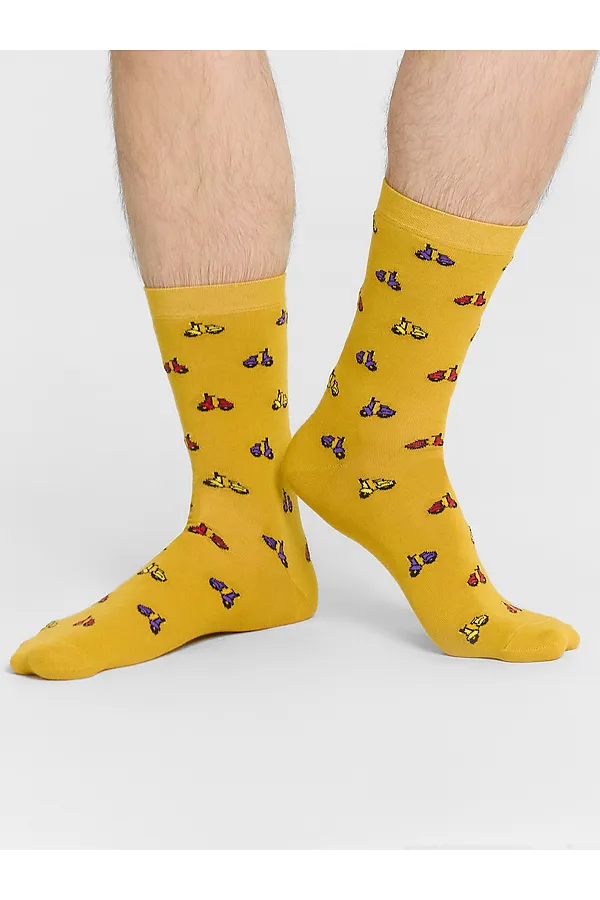 Носки мужские MARK FORMELLE, горчичный - фото 2