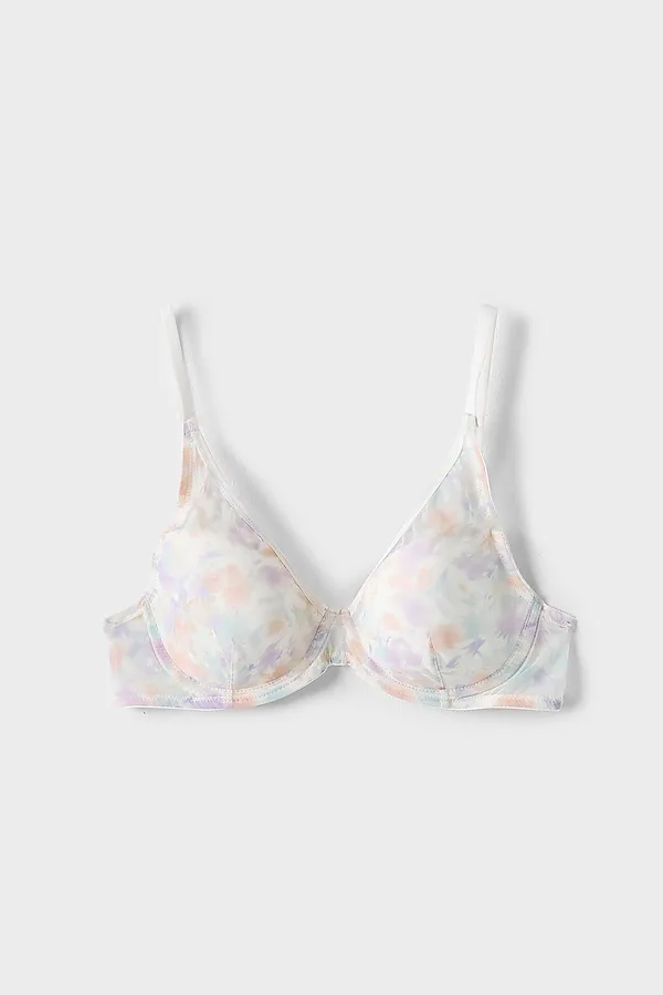 Бюстгальтер женский MARK FORMELLE, абстракция на белом - фото 2