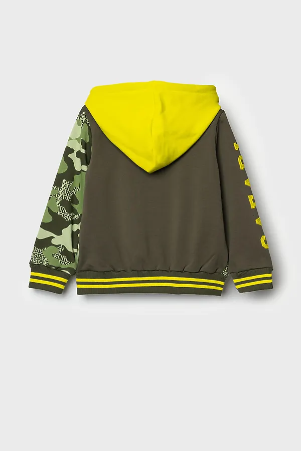 Толстовка трикотажная для мальчиков PLAYTODAY, разноцветный - фото 2