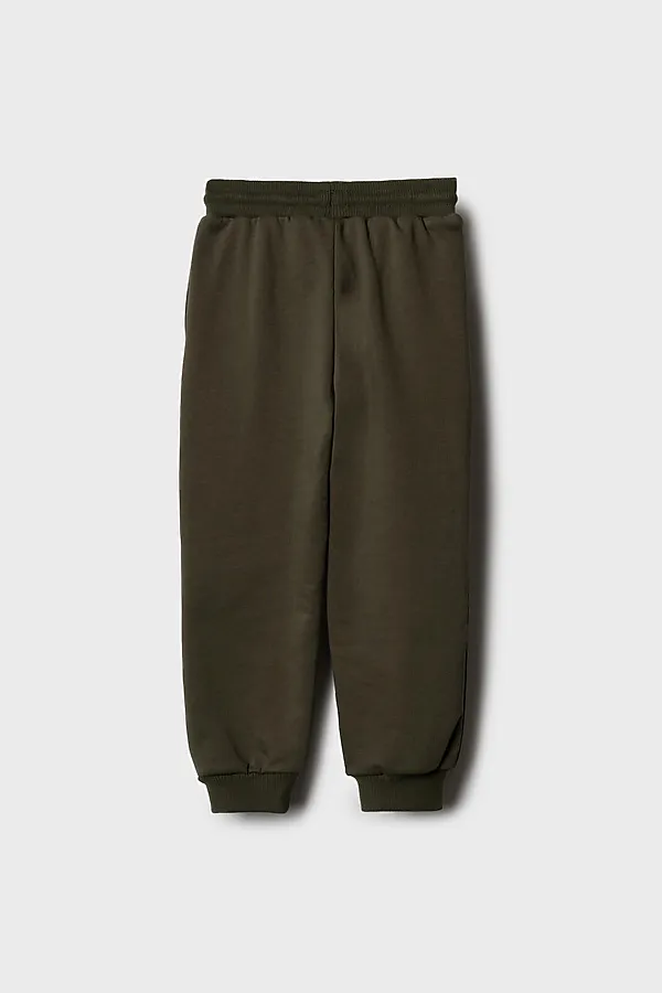 Брюки трикотажные для мальчиков PLAYTODAY, темно-зеленый - фото 2