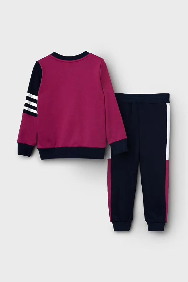 Комплект текстильный для мальчиков: брюки, толстовка PLAYTODAY, белый,малиновый,тёмно-синий - фото 2