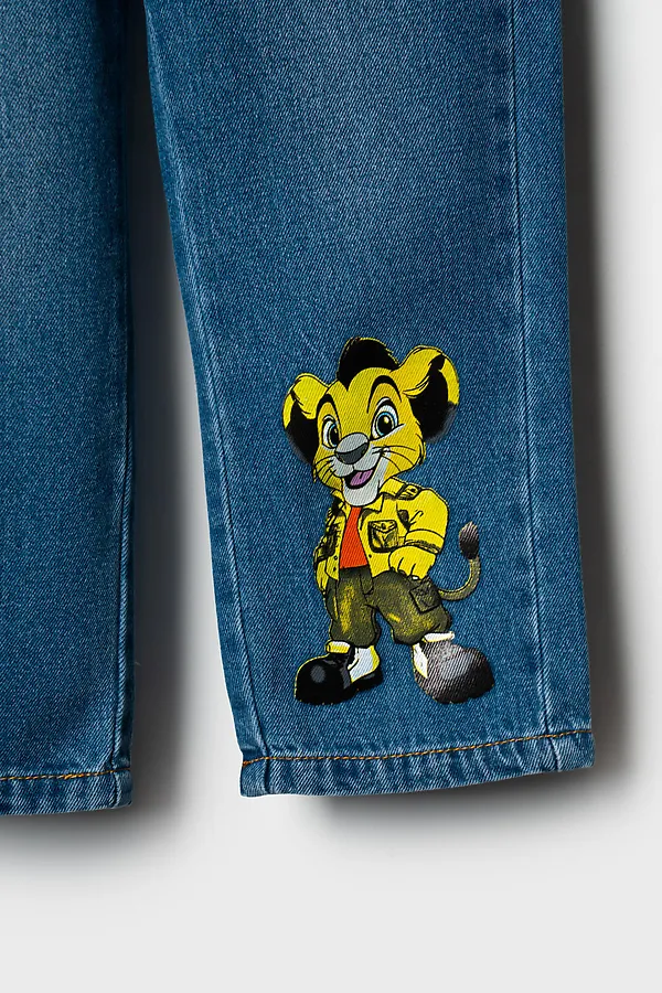 Брюки текстильные джинсовые для мальчиков PLAYTODAY, тёмно-синий,темно-зеленый - фото 2