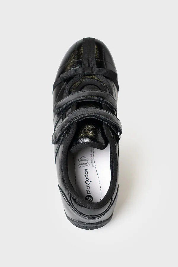 Полуботинки для девочек PLAYTODAY, черный - фото 2