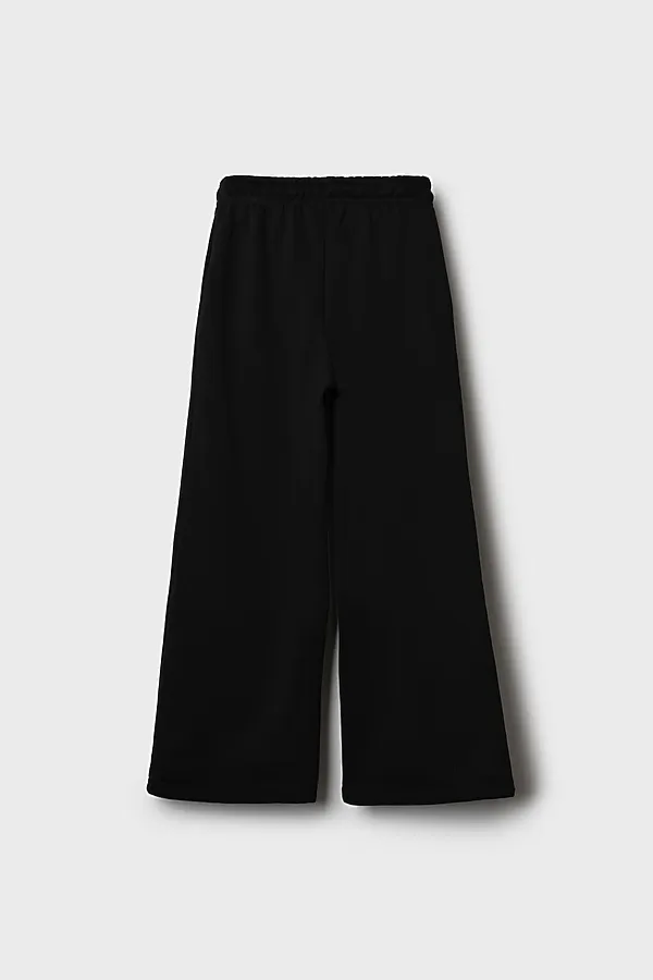 Брюки трикотажные для девочек PLAYTODAY, черный - фото 2