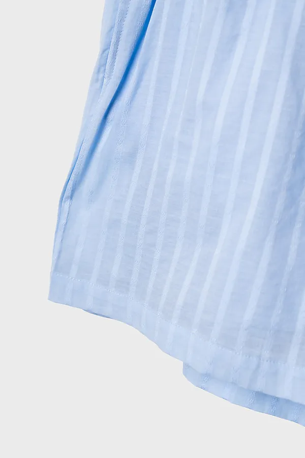 Комплект текстильный для женщин: рубашка, шорты PLAYTODAY, голубой - фото 2