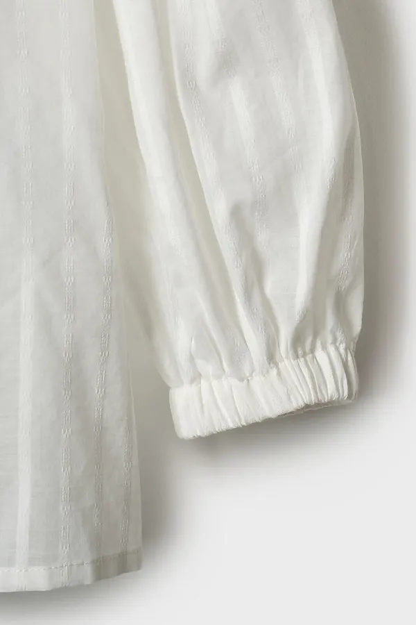 Комплект текстильный для женщин: брюки, рубашка PLAYTODAY, белый - фото 2