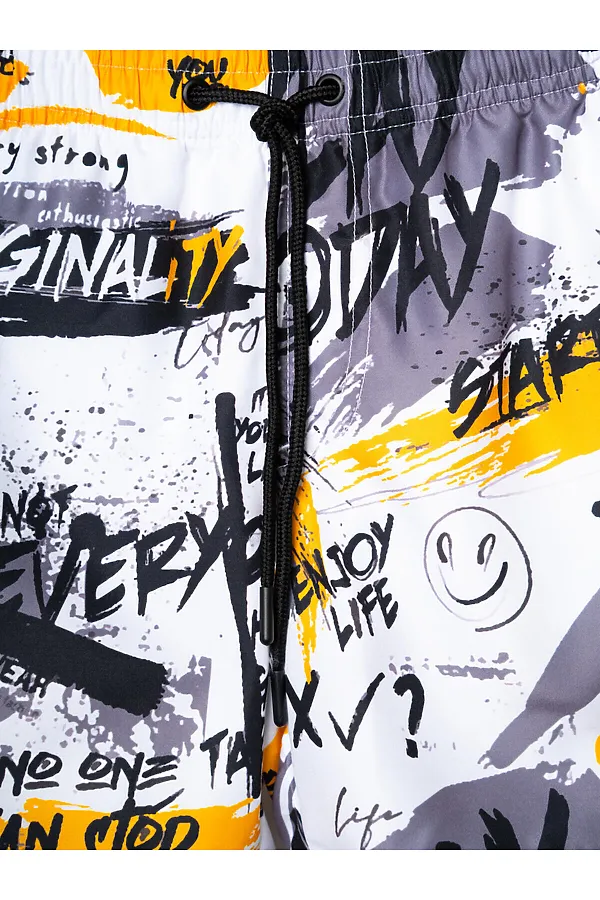 Шорты текстильные плавательные для мальчиков, средней длины PLAYTODAY, разноцветный - фото 2