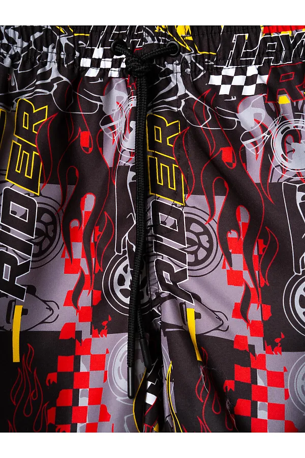 Шорты текстильные плавательные для мальчиков, длинные PLAYTODAY, разноцветный - фото 2