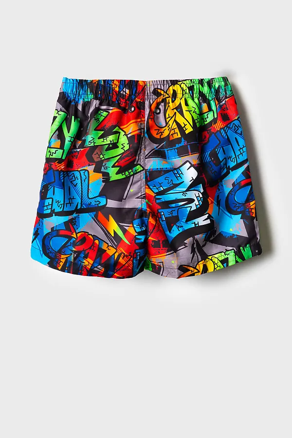 Шорты текстильные плавательные для мальчиков, средней длины PLAYTODAY, разноцветный - фото 2
