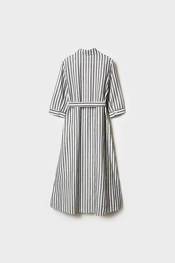 Платье текстильное для женщин PLAYTODAY, белый,черный - фото 2