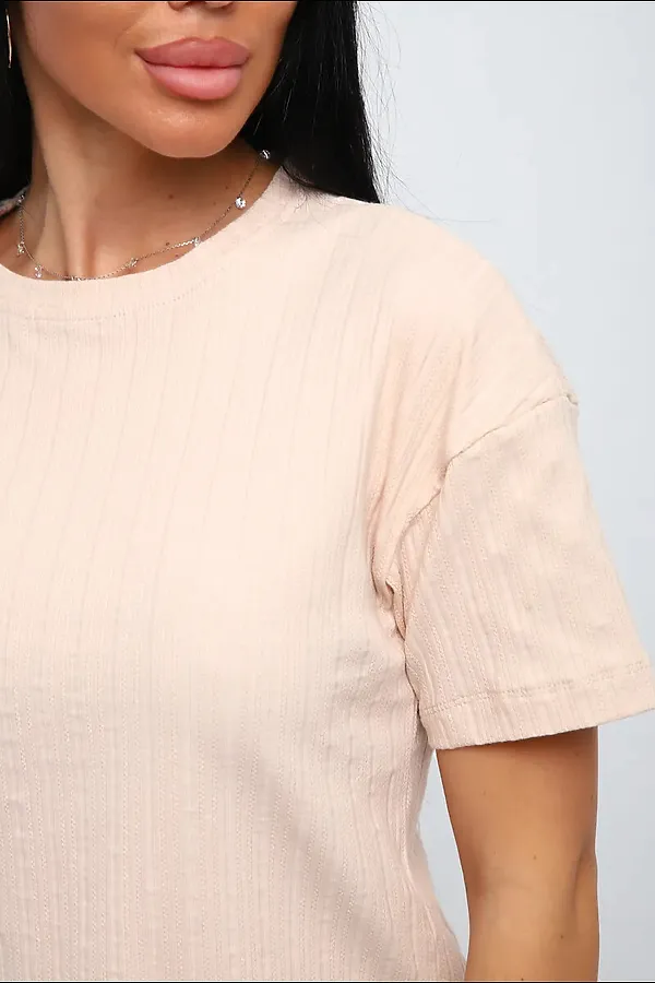 Костюм с шортами 150 НАТАЛИ, бежевый - фото 2