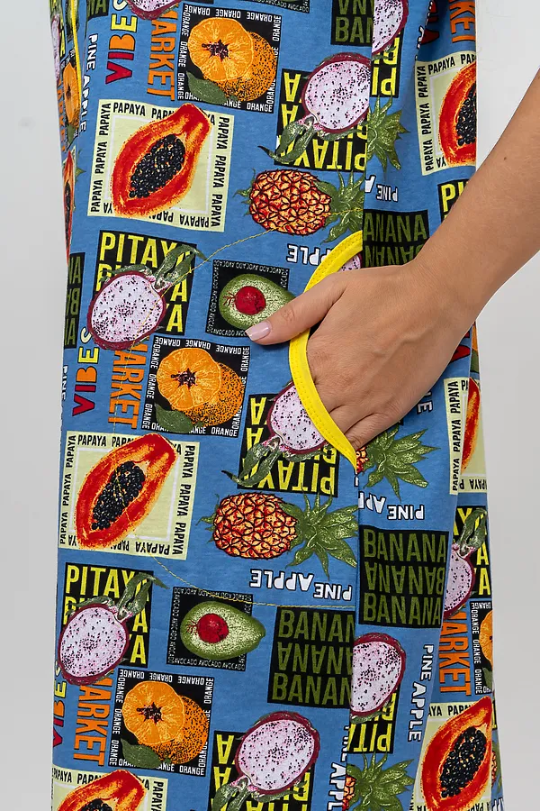 Халат 37007 НАТАЛИ, голубой - фото 2