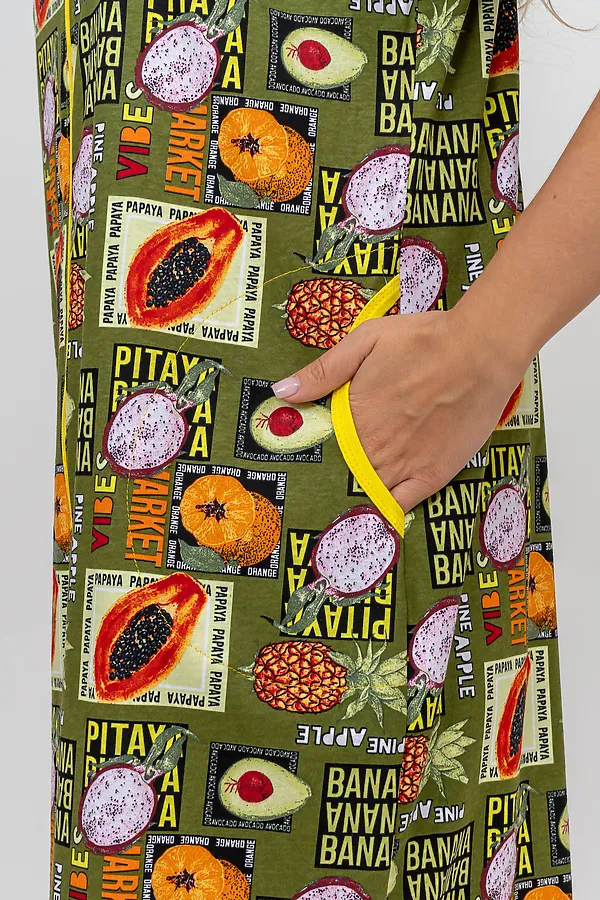 Халат 37007 НАТАЛИ, хаки - фото 2