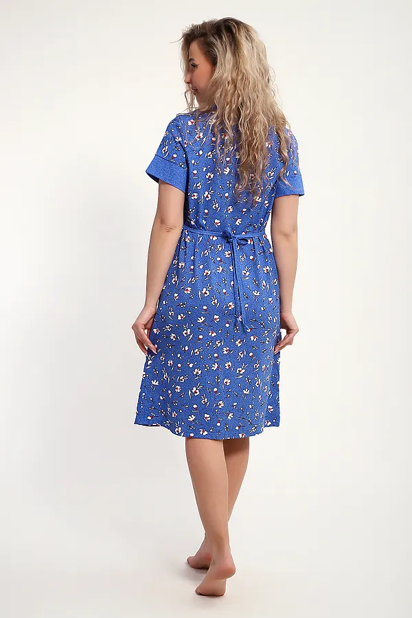 Халат 37005 НАТАЛИ, джинс - фото 2