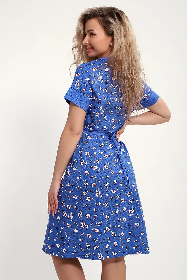 Халат 37005 НАТАЛИ, джинс - фото 2