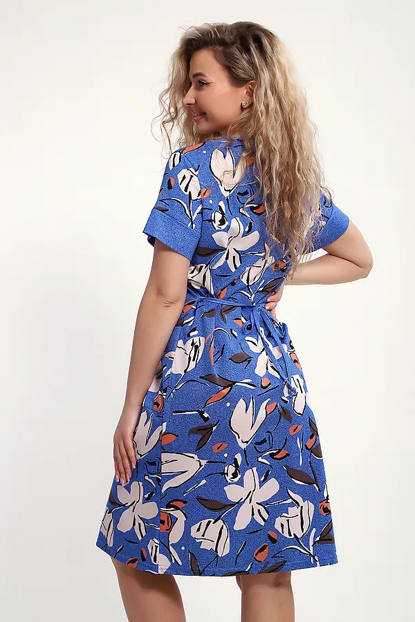 Халат 37004 НАТАЛИ, джинс - фото 2