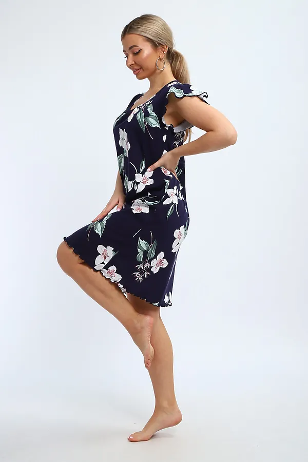 Сорочка С 426 НАТАЛИ, синий - фото 2