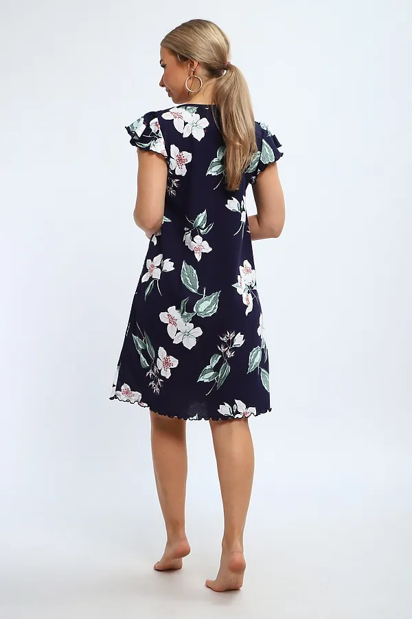 Сорочка С 426 НАТАЛИ, синий - фото 2