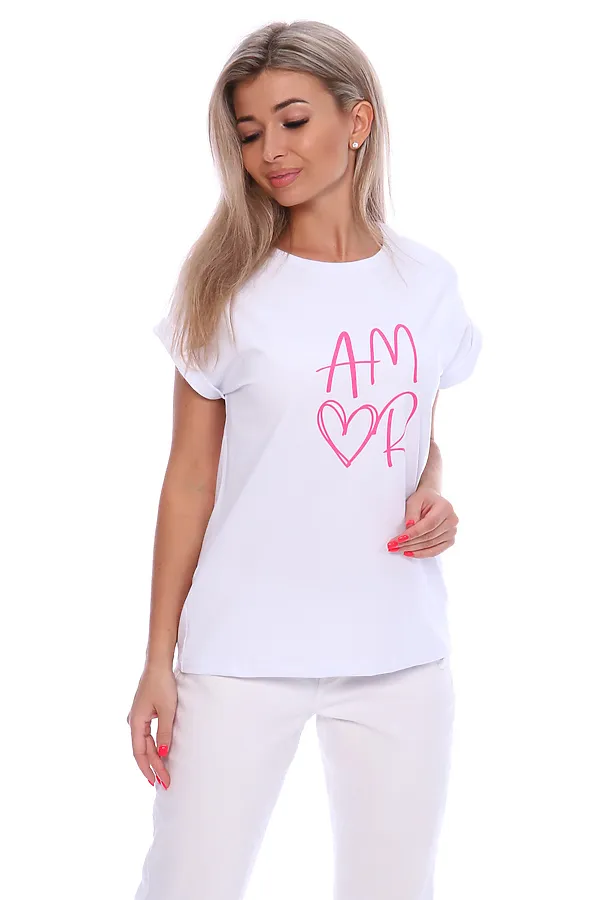 Футболка ФЖ043 НАТАЛИ, белый - фото 2