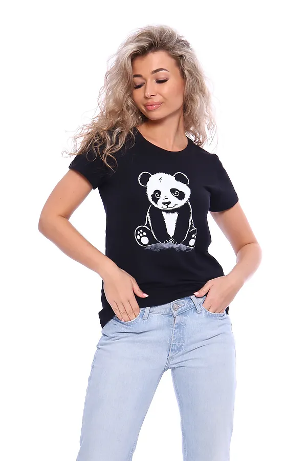 Футболка ФЖ045 НАТАЛИ, черный - фото 2