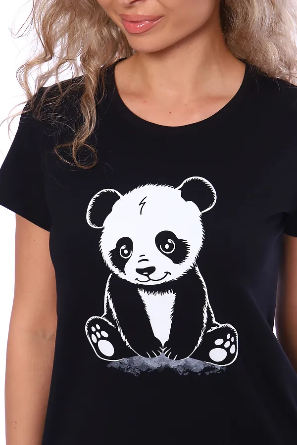 Футболка ФЖ045 НАТАЛИ, черный - фото 2