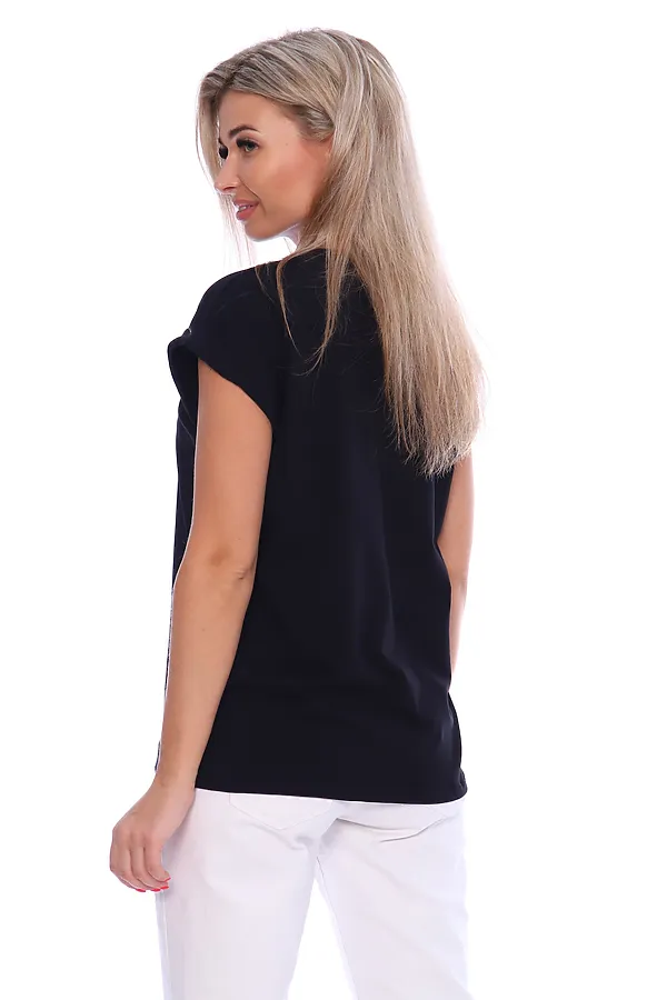 Футболка ФЖ044 НАТАЛИ, черный - фото 2