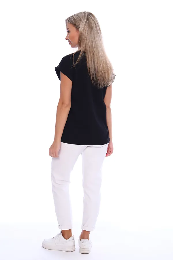 Футболка ФЖ044 НАТАЛИ, черный - фото 2