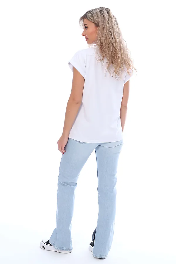 Футболка ФЖ032 НАТАЛИ, белый - фото 2