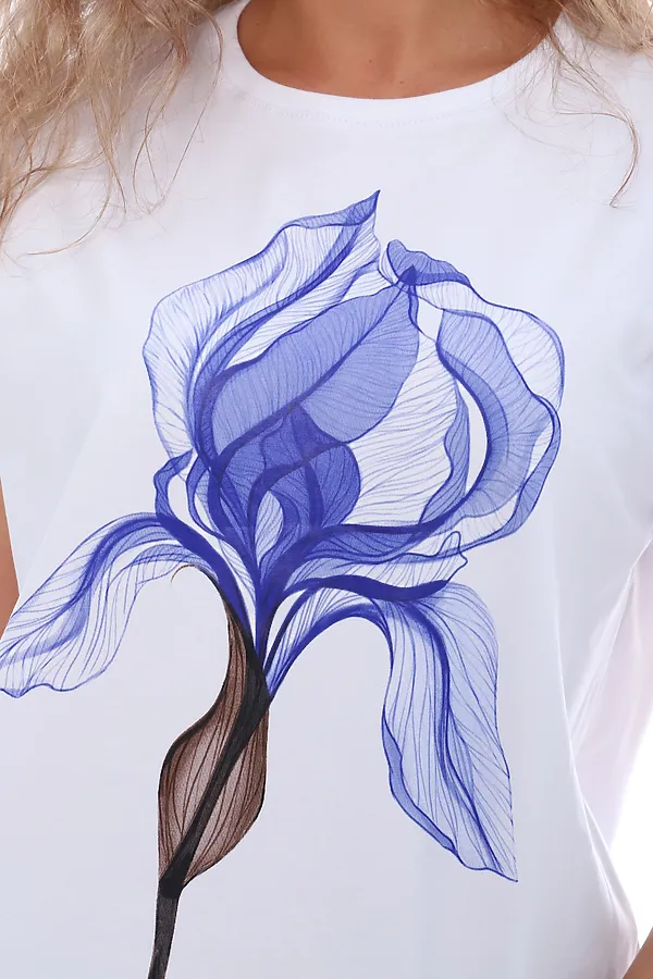 Футболка ФЖ032 НАТАЛИ, белый - фото 2