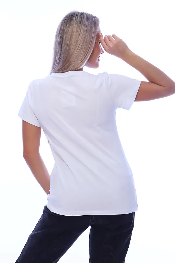 Футболка ФЖ054 НАТАЛИ, белый - фото 2