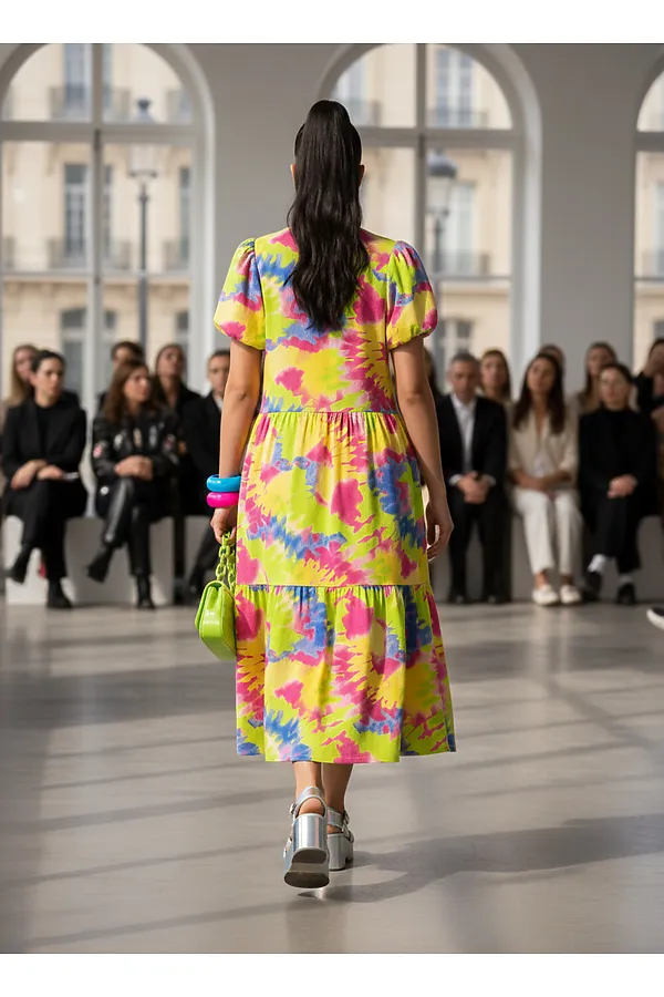 Платье арт. 1055 НАТАЛИ, желтый - фото 2