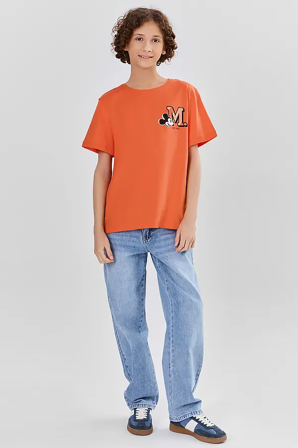 Футболка для мальчиков MARK FORMELLE, я.коралл +печать - фото 2