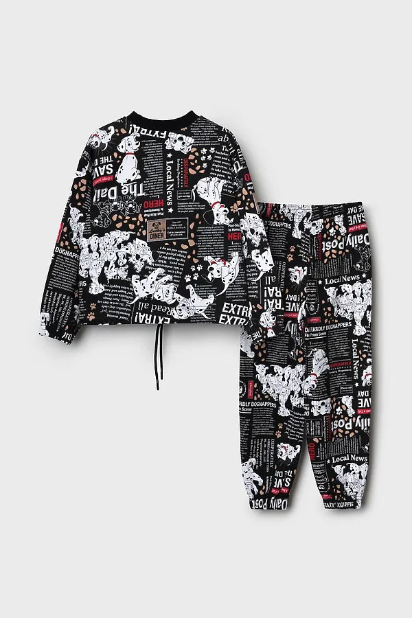 Комплект трикотажный для девочек: толстовка, брюки PLAYTODAY, разноцветный - фото 2