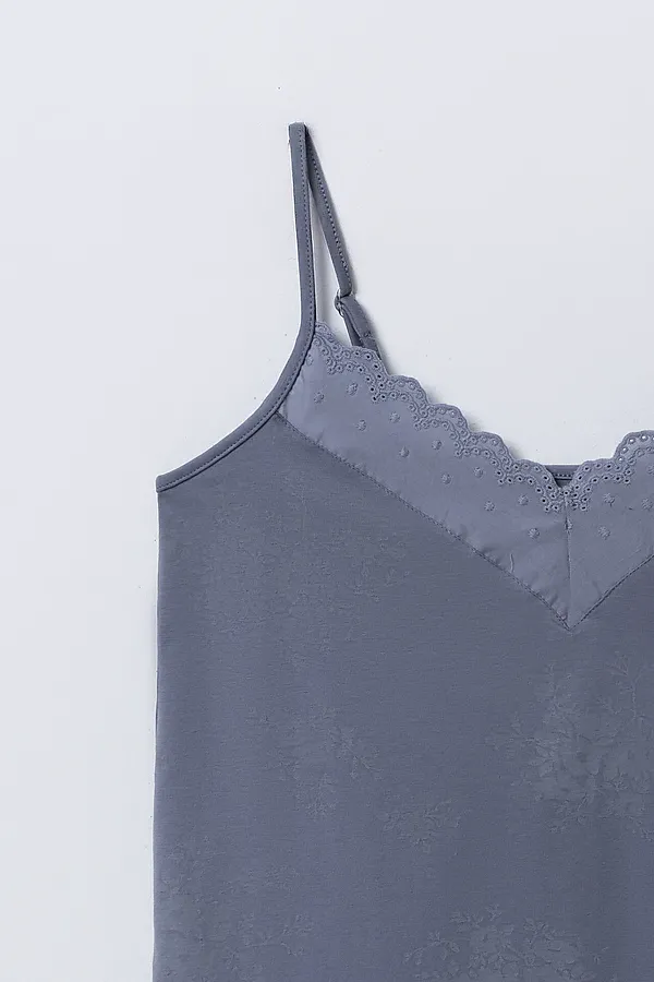 Комплект женский (топ, шорты) MARK FORMELLE, цветы на сизом - фото 2