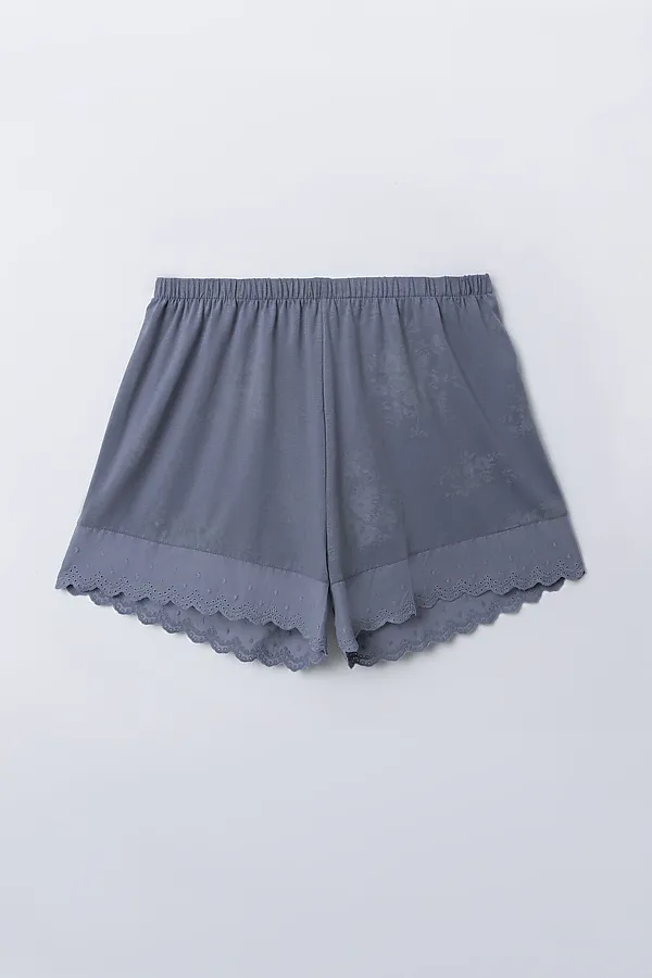 Комплект женский (топ, шорты) MARK FORMELLE, цветы на сизом - фото 2