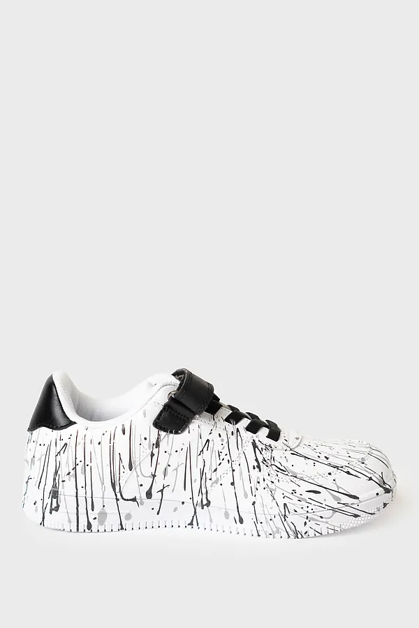 Полуботинки для девочек PLAYTODAY, белый,черный - фото 2