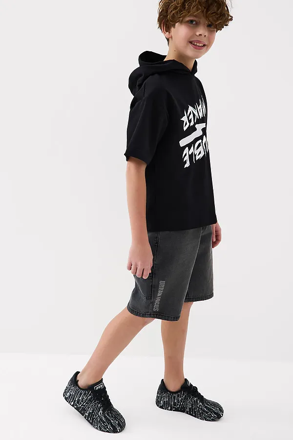 Полуботинки для мальчиков PLAYTODAY, черный - фото 2