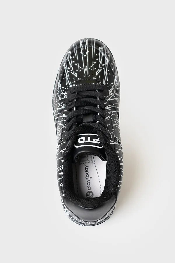 Полуботинки для мальчиков PLAYTODAY, черный - фото 2