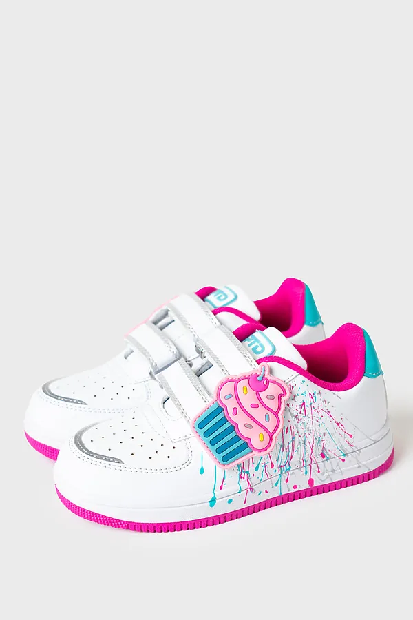 Полуботинки для девочек PLAYTODAY, разноцветный - фото 2