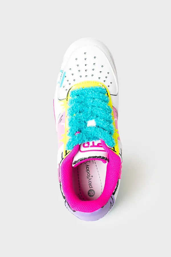 Полуботинки для девочек PLAYTODAY, разноцветный - фото 2