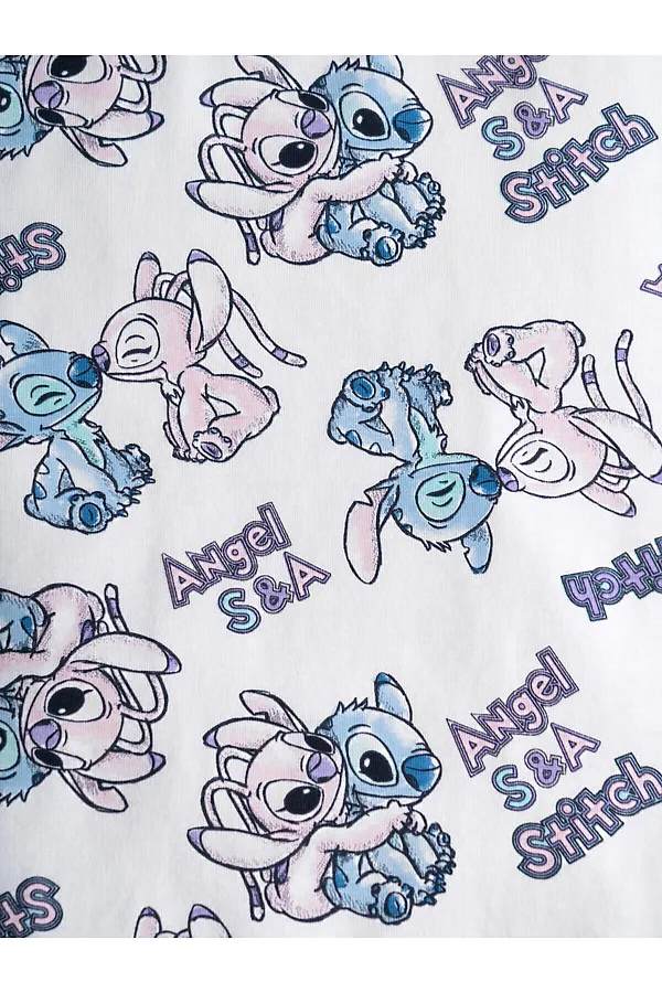 Комплект трикотажный для девочек: фуфайка (футболка), брюки PLAYTODAY, белый,голубой,светло-розовый - фото 2