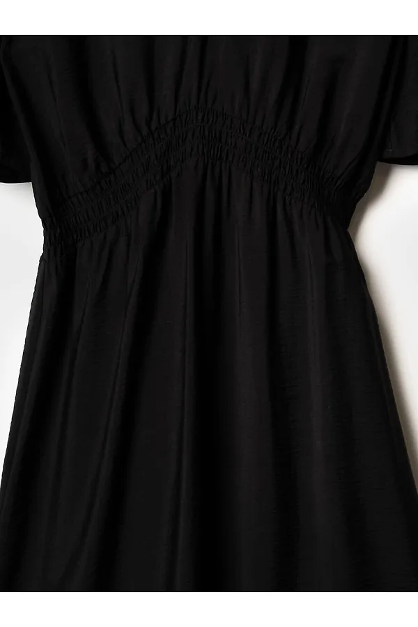 Платье текстильное для женщин PLAYTODAY, черный - фото 2