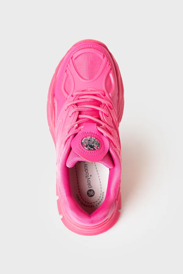 Полуботинки для девочек PLAYTODAY, фуксия - фото 2