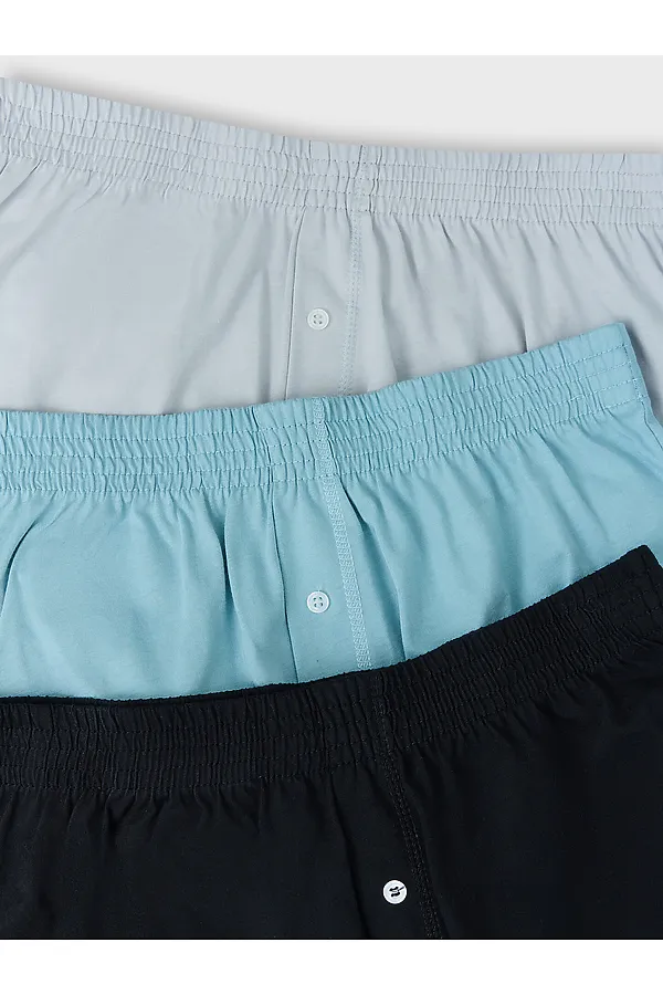 Трусы мужские (3шт) MARK FORMELLE, полынь +лунный луч +черный - фото 2