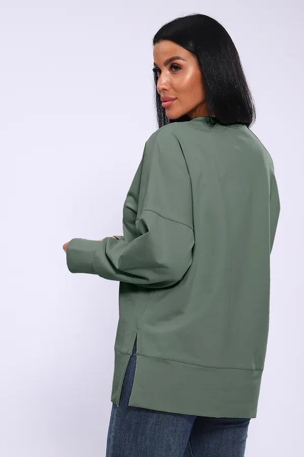 Лонгслив ЛЖ-013 НАТАЛИ, хаки - фото 2