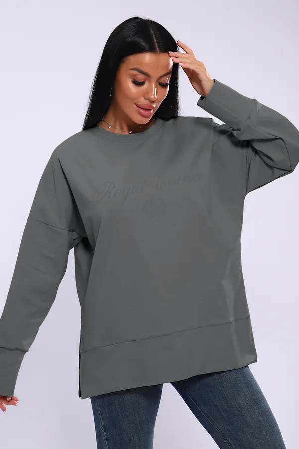 Лонгслив ЛЖ-013 НАТАЛИ, серый - фото 2