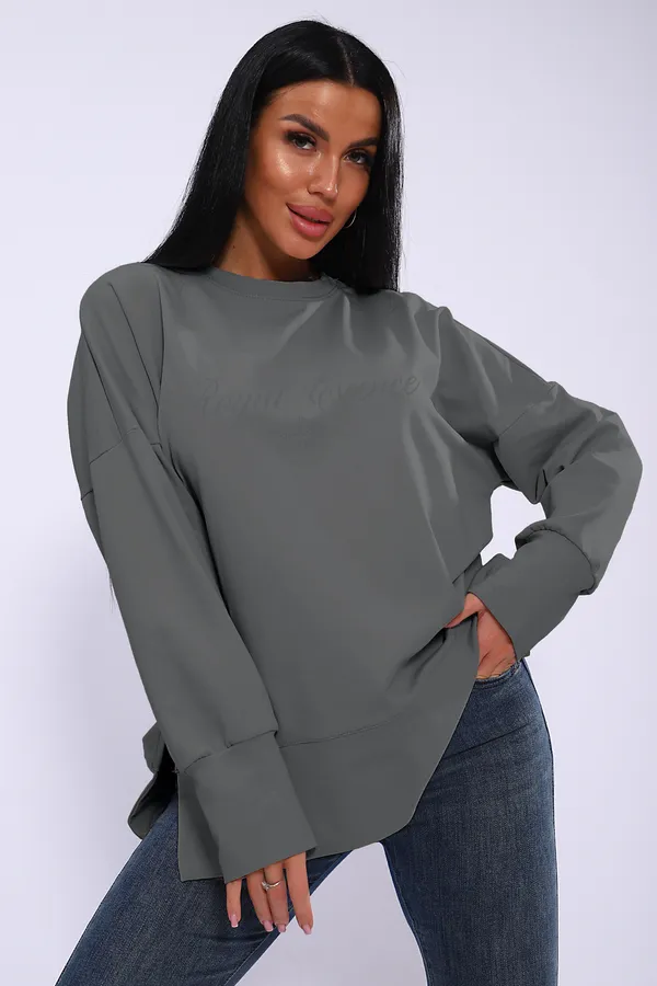 Лонгслив ЛЖ-013 НАТАЛИ, серый - фото 2