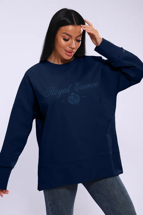 Лонгслив ЛЖ-013 НАТАЛИ, темно-синий - фото 2